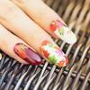 Maple Leaf Flower Butterfly Manikúra Nail Art Decal Samolepky Tipy Dekorace