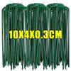 10/50 pièces Crampons Paysagers Crampons en U pour Gazon Piquets de Jardin Piquets Robustes pour Cour Pelouse Tente Clous de Sol Crampons de Fixation pour Tente