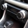 For Toyota RAV4 -2025 Black Air Condition Knob Button Cover Decor Pair