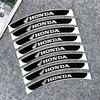 Motorcycle Wheel Stickers Reflective Rim Decal Honda Logo Stripe Tape Accessorie For Honda CBR 125R 954 600 F4i 650F 650R 1100XX T6