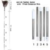 Gray Ostrich Feather Duster with 71Inch Pole,Extendable Feather Duster for Home Cleaning