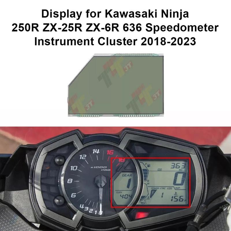 Dashboard LCD Display for Kawasaki Ninja 250R ZX-25R ZX-6R 636 Speedometer Instrument
