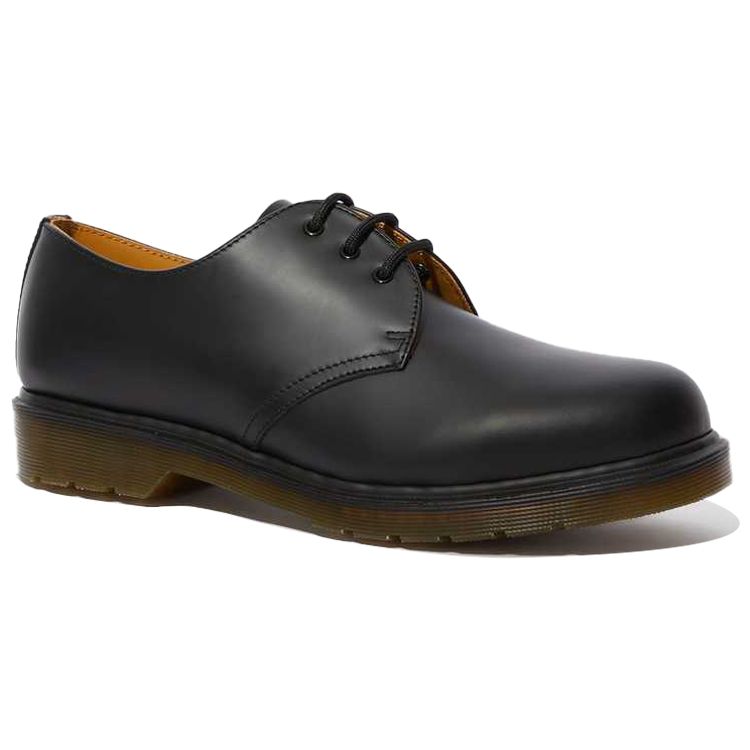 Dr. Martens 1461 Plain Welt Warm Durable Fashion Flat Low Top Casual Shoes Unisex Casual Shoes Black 11839002
