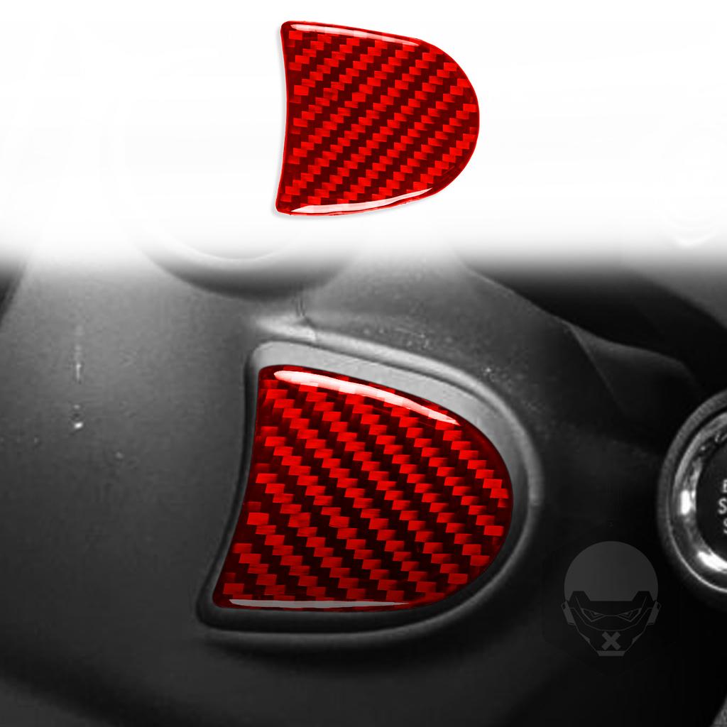 Real Carbon Fiber Car Accessories Engine Start Panel Cover Soft Sticker For Subaru Forester SK      2024