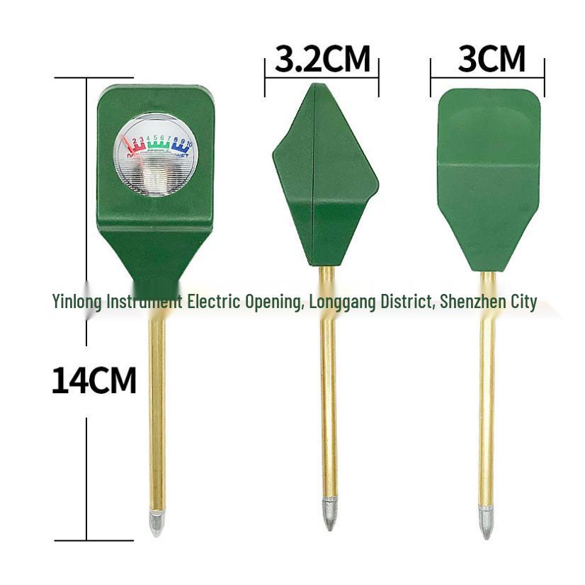 Compact Single-Needle Soil pH Meter - Accurate, Portable Tester for Acidity & Alkalinity