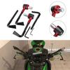 CNC Motorbike Handgrip Guard Brake Levers   Guard Motorcycle  or Handlebar(Silver)