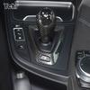 Real Carbon Fiber For BMW M2 F87 M3 F80 M4 F82 M5 F83 F10 F85 X5M F86 X6M F12 Car Center Console Gear Shift Knob Trim Cover