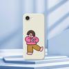 For iPhone 16e Case Love Girl Pattern Printing Straight Edge TPU Phone Back Cover