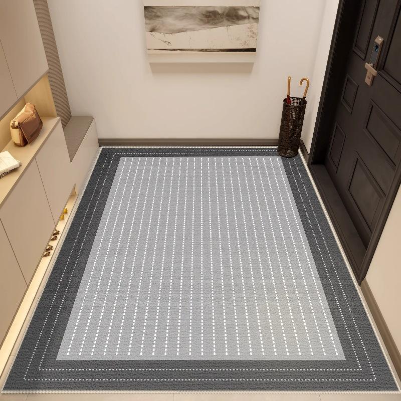 S Dirt-Resistant, Washable, Light Luxury Entrance Door Mat, Anti-Slip Foot Mat, Customizable Door Carpet, Home Decoration