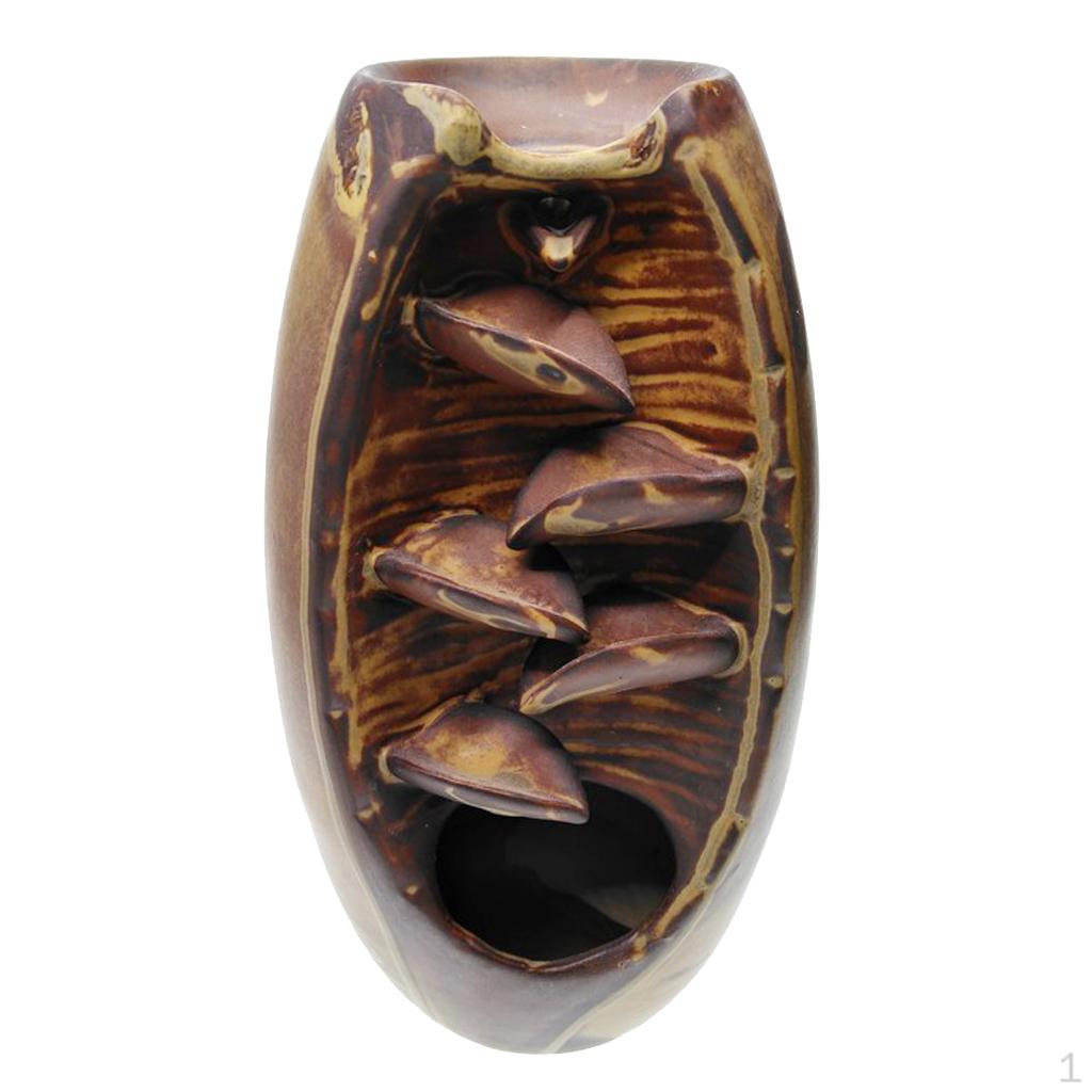 Подставка для благовоний обратного потока, Подставка для конусов, Китайская керамическая ценница для домашнего декора b