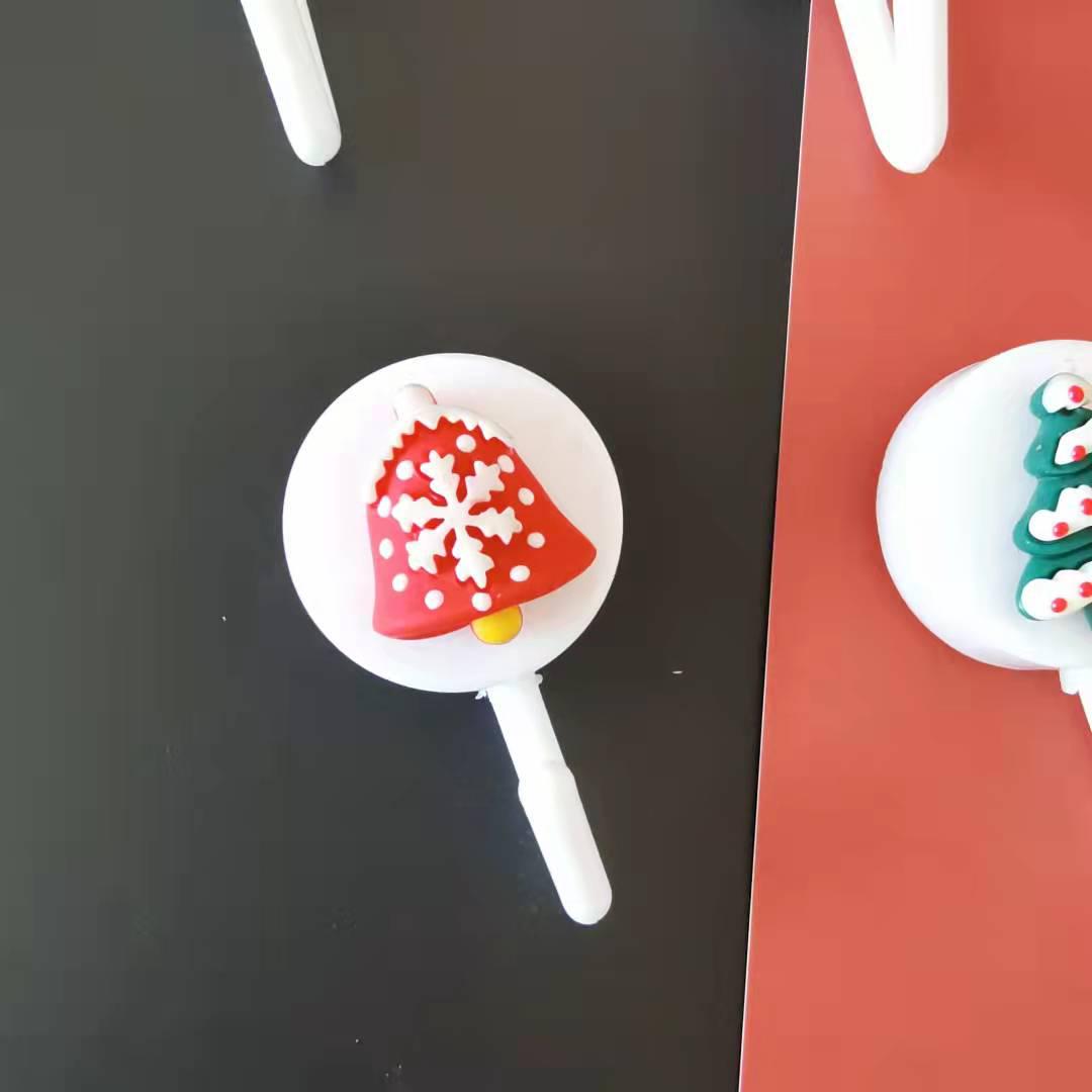 

Рождественский липкий крючок для мультфильма из вискозы, бесшовный, для спальни, двери, стены, кухни, ванной, милый крючок