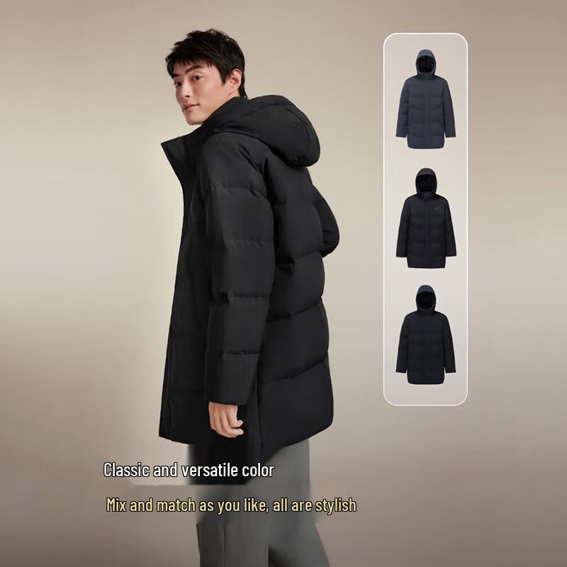 BOSIDENG Men's Hooded Down Jacket - Winter Commuter Outerwear
