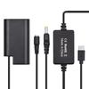PD USB TypeC Cable To DMWDCC16 Dummy Battery DC Coupler DMWBLJ31 Replacement for Panasonic LUMIX