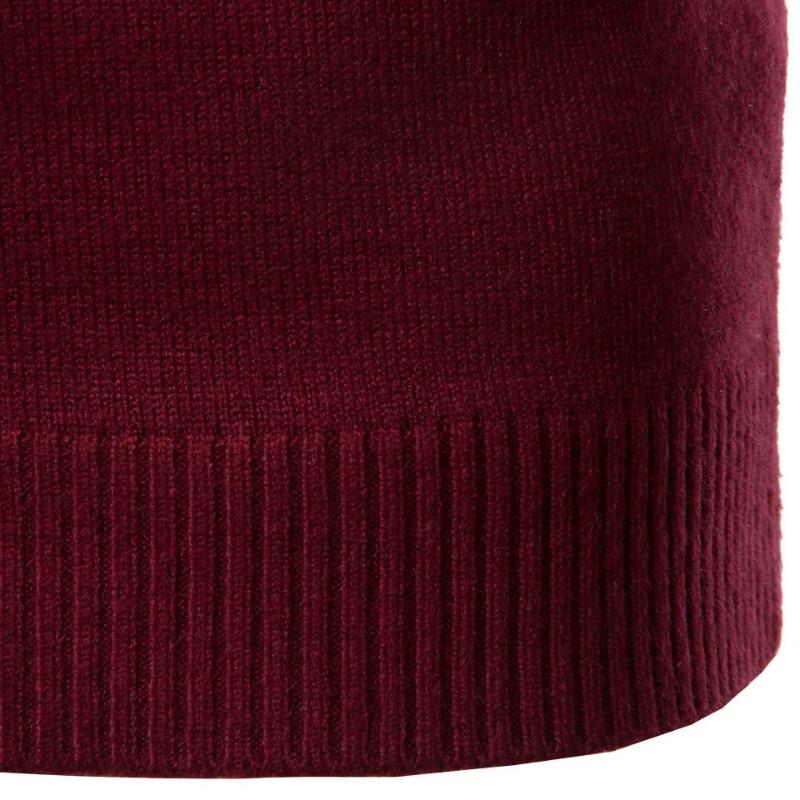 Men S Slim Fit Turtleneck Pullover Knit Sweater Black Autumn Winter