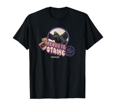 DreamWorks Drachenzähmen leicht gemacht Hicks und Ohnezahn Bereit zum Zuschlagen T-Shirt