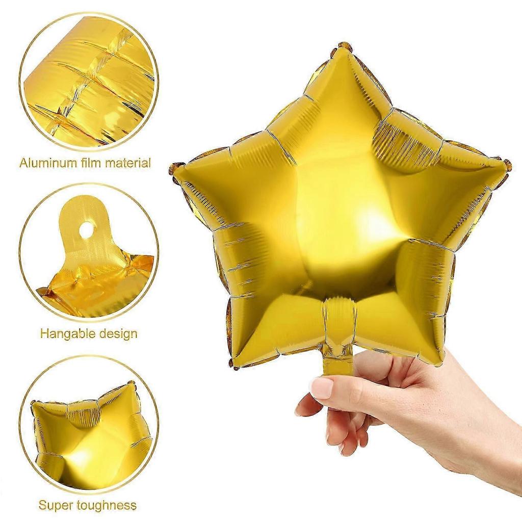HAJJ MUBARAK Letter Latex Balloons Decorative Celebrative Background Layout Balloons Set for Eid Al-Fitr (Black and Glod)