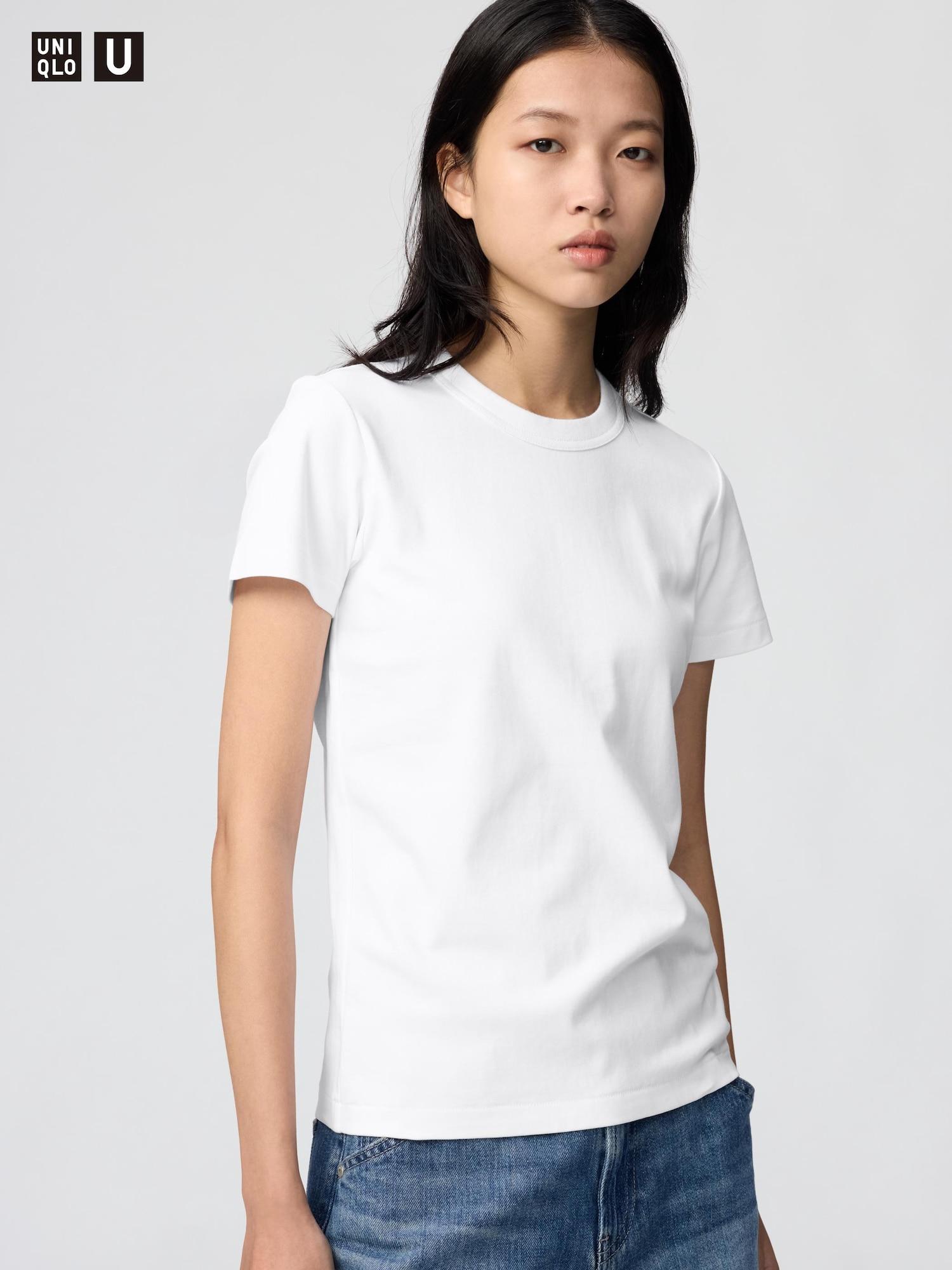 

Футболка Uniqlo Japan с круглым вырезом и коротким рукавом 00 WHITE/XS