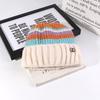 Women's Autumn and Winter New Fashion Letter Knitted Hat Korean Style Versatile Face Showing Small Thickened Head Wool Hat Men