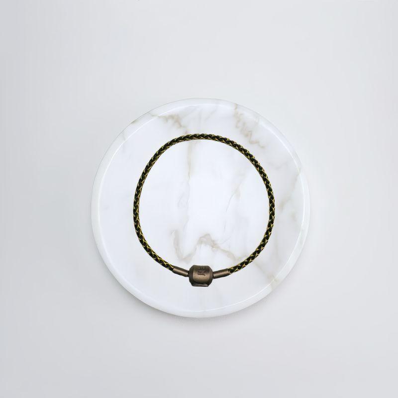 

Красный трос 2,5 мм Водонепроницаемый Золотой Парный Трос 18cm Coffee button Black (gold) color