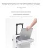 Front Opening Password Carry-On Suitcase for Female Students - Stylish and High-Value
