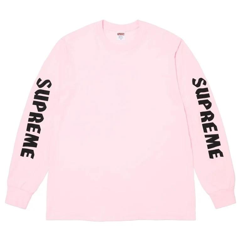 Supreme X Spitfire L/S Tee Light Pink