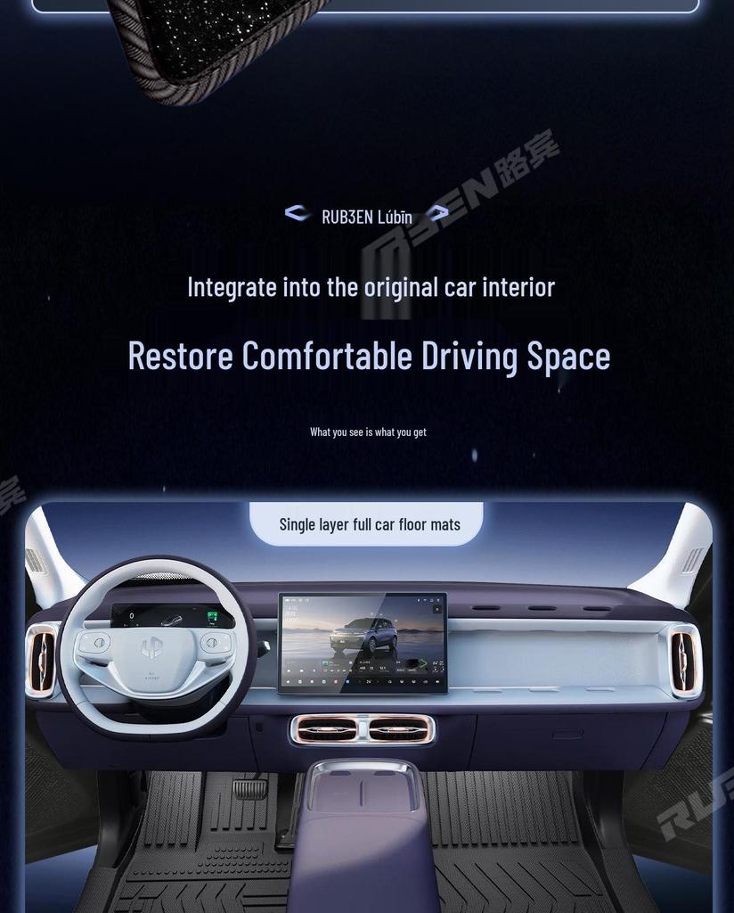 Lubbin TPE Floor Mats & Door Sill Protection for Leapmotor B01