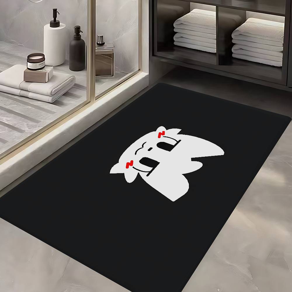

Boykisser Silly Cartoon Door Mat Washable Non-Slip Living Room Sofa Chairs Area Mat Kitchen Doormat Area Rug 40cm x 60cm