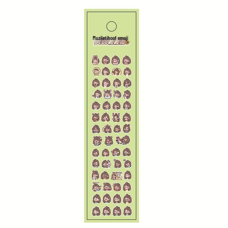 Muzili Deco Dot Stickers - Little Nose Ga - M5 Journal Decoration