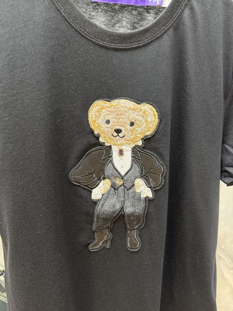 Ralph High-Quality Unisex Casual Bear Embroidery T-Shirt - Short-Sleeved, Comfortable, Versatile.