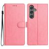 For Samsung Galaxy S25 FE Leather Case Wallet Stand Phone Cover with Handy Strap