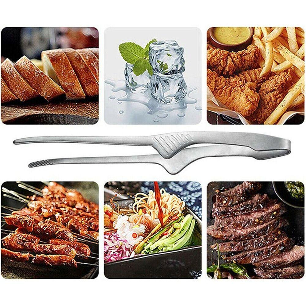 Klip na jídlo BBQ, nerezová ocel 304, klip na grilování, nové grilovací kleště