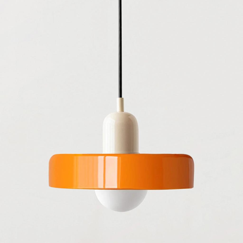 LED Glass Pendant Light Candy Color Single Head Lamp For Living Room Bedroom Study Dining Room Bar Indoor Decorative Fixtures