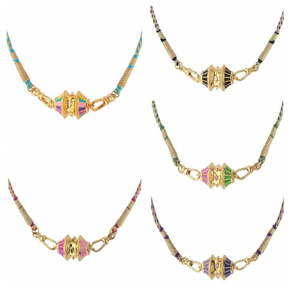 

Ethnic Style Women s Collarbone Chain Zircon Bohemian Multicolor Necklace Beaded Necklace Vacation Style D