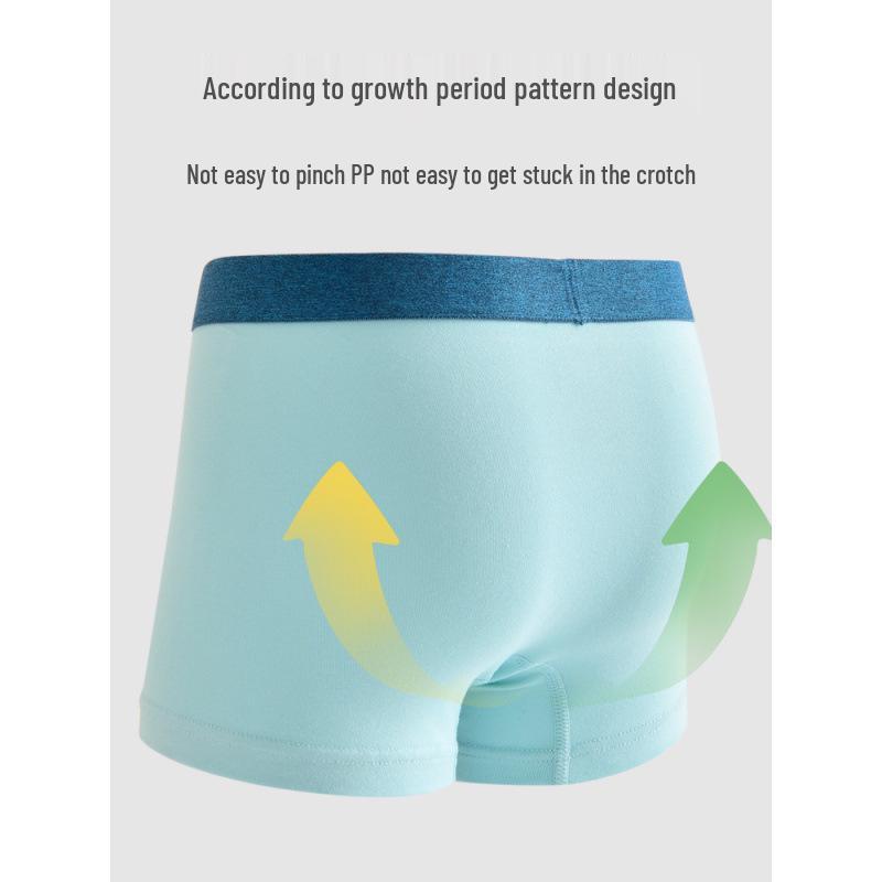 ETX JUST Boys' Boxer Briefs: Flat-Legged, Medium & Large Toddler, Child Development Period, Four-Legged Pants.
