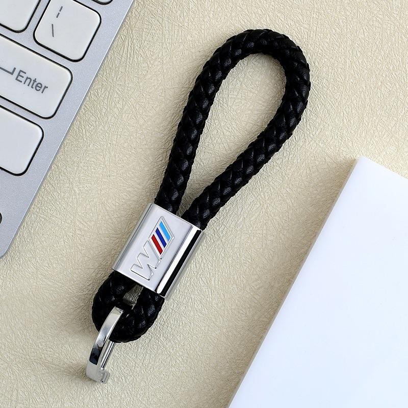 Anti-lost Car Weave Style Alloy Key Chain Ring Auto Keychain For For BMW M M3 M5 X1 X3 X5 X6 E46 E39 E36 Mini Cooper R50 R53 R55 kycp51
