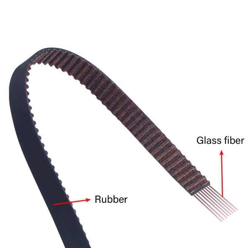 Industrial Timing Belt Kit Better Wear Resistance Low Noise Belt For 3D Printer X Y Shaft 6mm Width Office Equipment