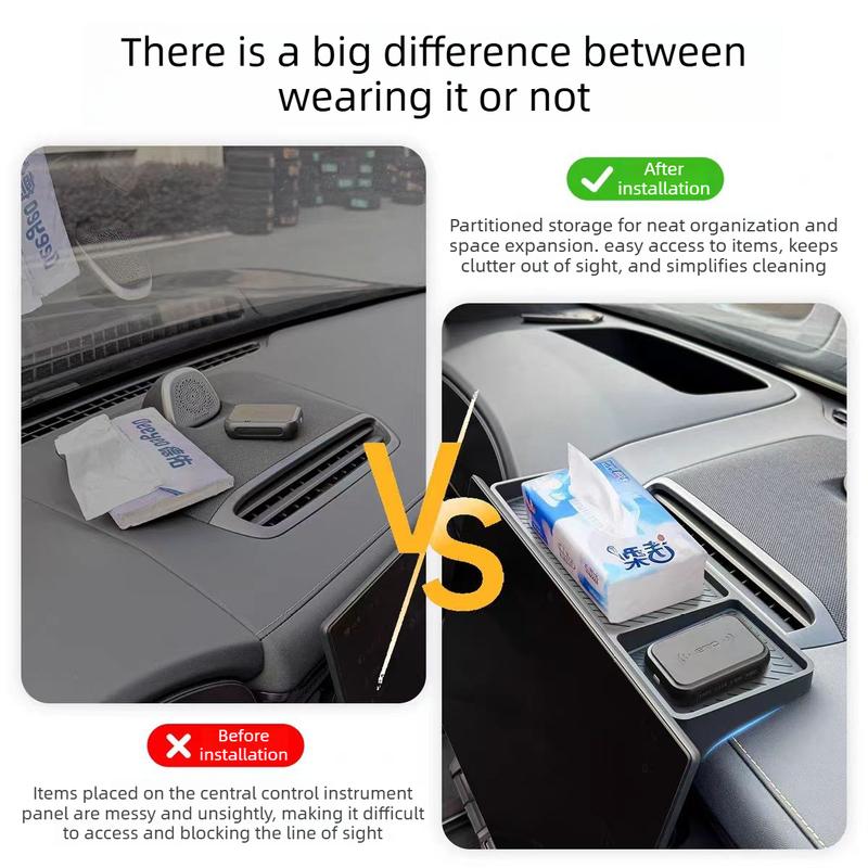 Suitable for Zeekr 7X 2026 ETC storage box behind the screen car interior center console storage box special Accessories