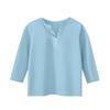 Children's 3/4 Sleeve Tops Casual  Print T Shirt Round Neck Pullover Blouse