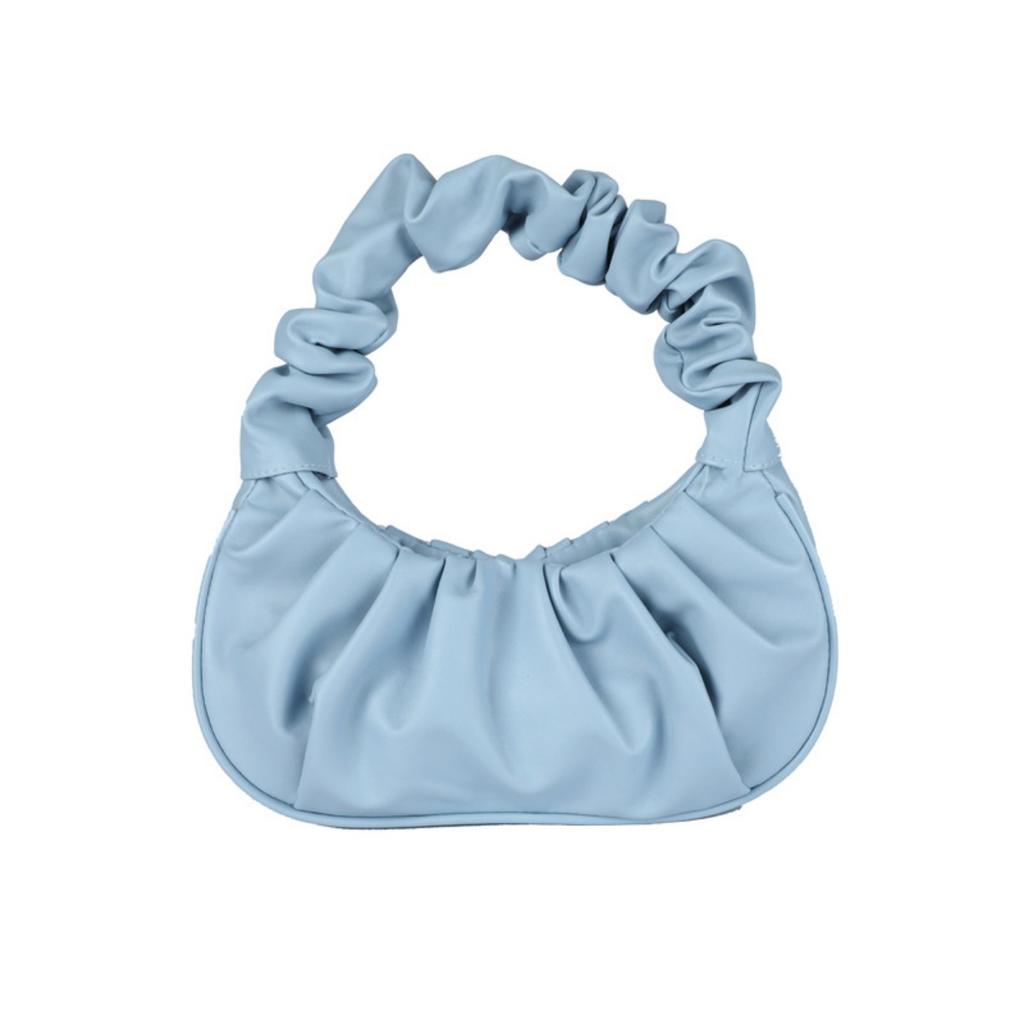 New Korean Style Shoulder Dumpling Bag, French Style Bag, Fashionable Cloud Bag, Pleated Handbag for Women