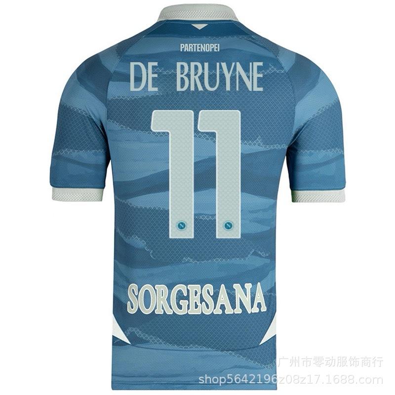 24-27 Serie A Maglia Napoli N.. 11 De Bruyne, Luca AC5 Kudwinter maglia da calcio