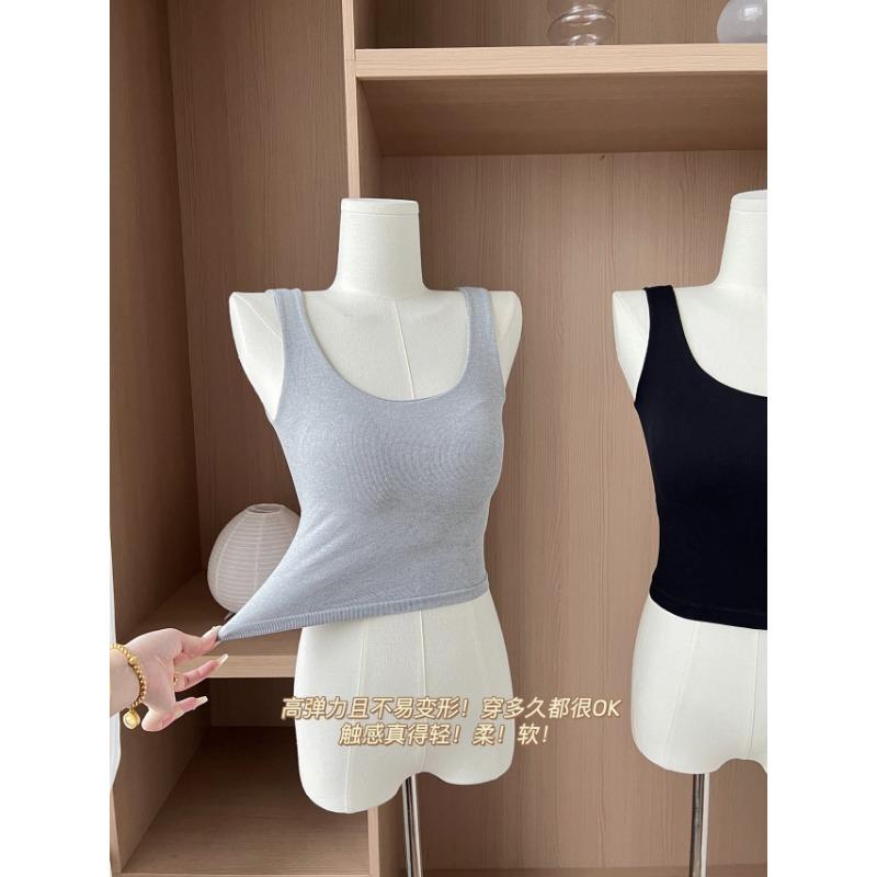 Seamless Padded Strap Tank Top