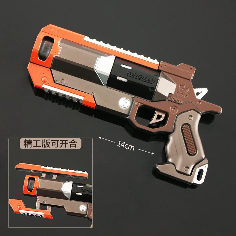 

14см Apex Wingman Расширяемый и Закрывающийся Суждение Огнем Сплав Модель Оружия Игровые Периферийные Устройства Подарки Игрушечный Пистолет Коллекционная Фигурка