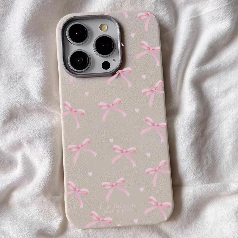 Black Bows Soft Phone Case for Xiaomi Redmi Note 14 13 12 11 Pro Plus 4G 5G 12S 11S 10S 10 9S 12C 13C 14C Leather Texture Cover