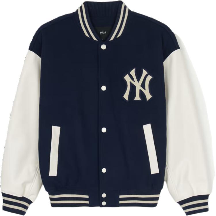 MLB Varsity New York Yankees Jacket Unisex Marine Blue 3AJPV1046-50NYS XS