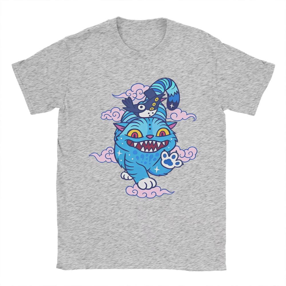 K POP Demon Hunter Derpy Tiger and Bird Men Women T Shirt Pure Cotton Tops Vintage Short Sleeve Round Collar Gift Idea T-Shirts