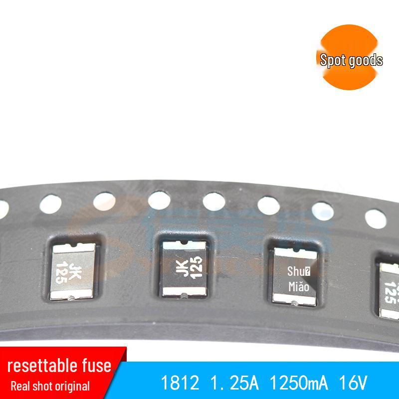 Self-Healing Fuse 1812 1.25A 16V JK-mSMD125-8V/16V