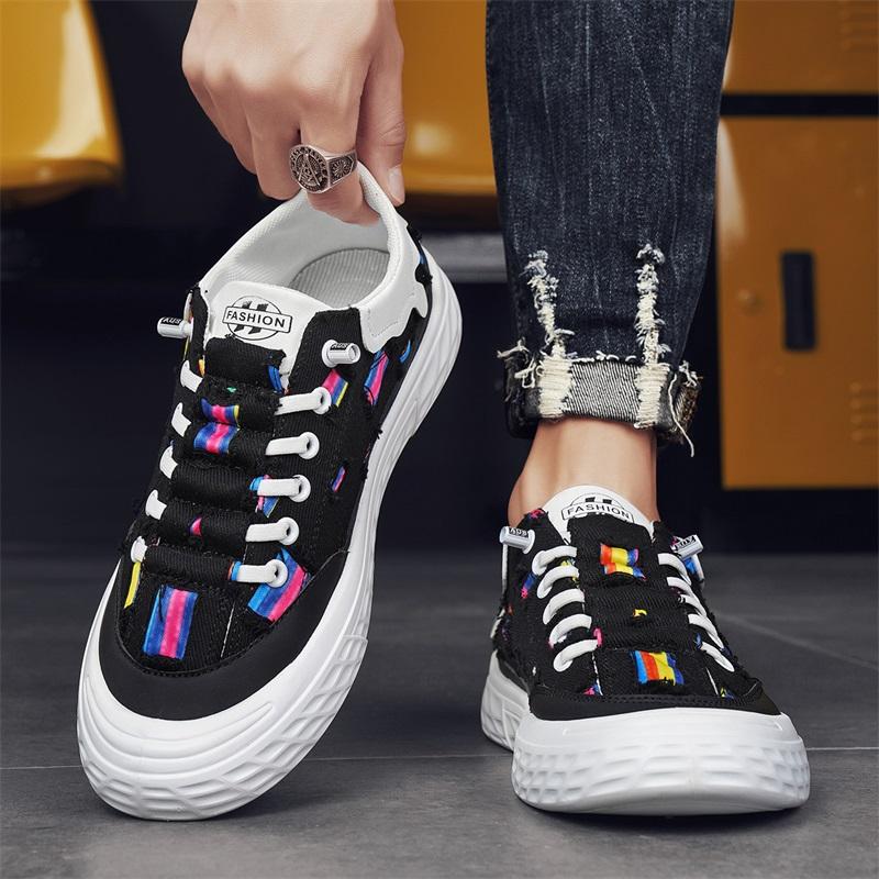 Canvas Casual Sneaker Skateboard Ventilate Wear-resistant Fabric Loafers Sports and Leisure Soft and Comfortable Fashion Canvas