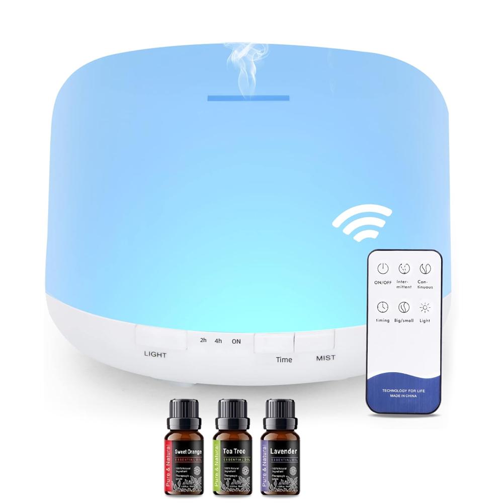 300ML Essential Oil Diffuser with RemoteControl, BPA Free Ultrasonic Aromathera none