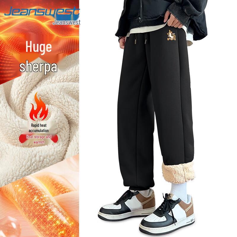 

Jeanswest Men s Fleece-Lined Casual Sweatpants L (120-140 jin)