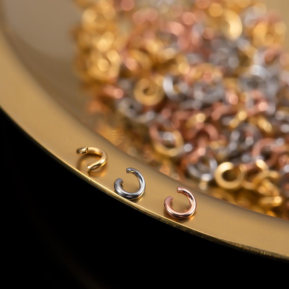 200pcs Stainless Steel Open Rings Jump Split Rings 3-10mm Necklace Bracelet Connectors DIY Jewelry Making Accessories Wholesale